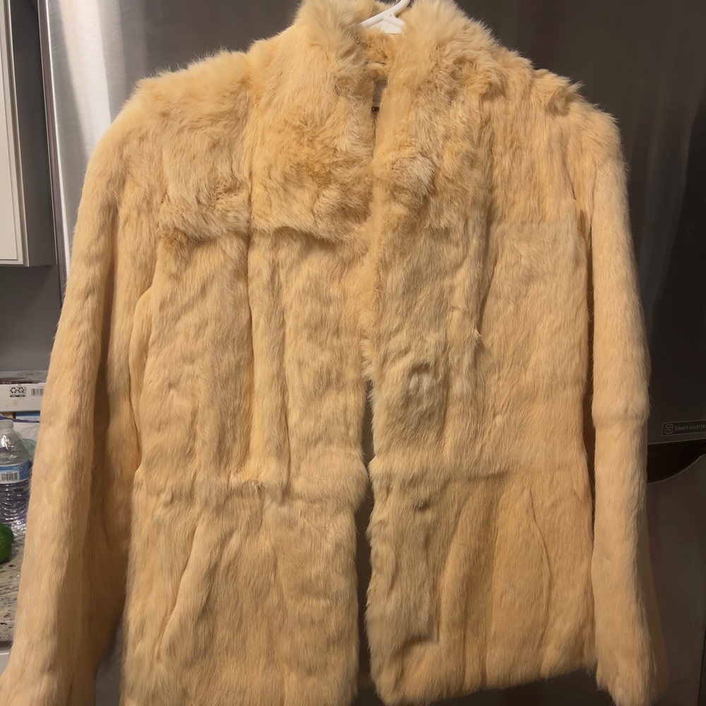 Elegant Cream Teddy Jacket for Women